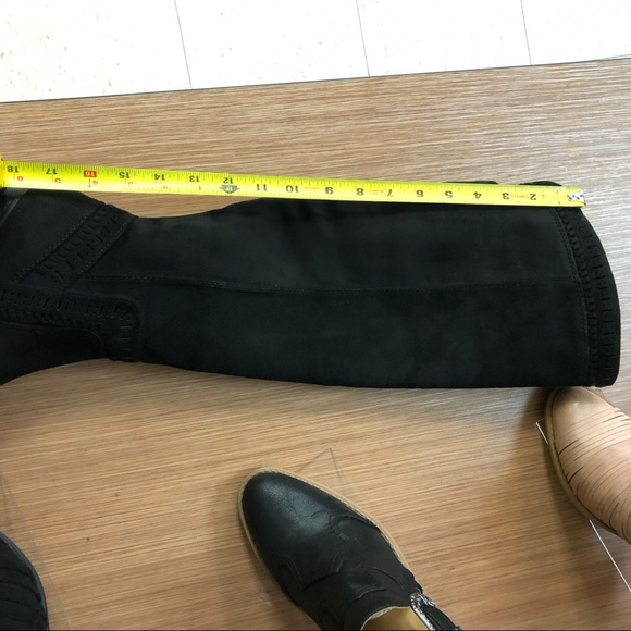 Black Over the Knee Boots - Picture 7 of 8